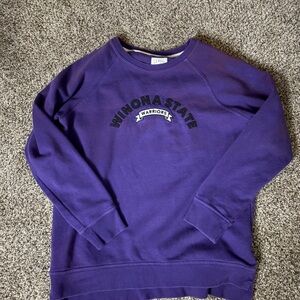 Purple Crew Neck Sweater